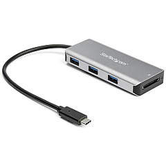 StarTech 3-port Usb C Hub With Sd Slot/usb 10gbps (HB31C3ASDMB)