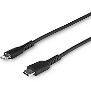 StarTech 3ft/1m Durable Usb-c To Lightning Cable (RUSBCLTMM1MB)