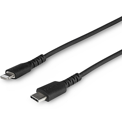 StarTech 3ft/1m Durable Usb-c To Lightning Cable (RUSBCLTMM1MB)