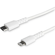 StarTech 6ft/2m Durable Usb-c To Lightning Cable (RUSBCLTMM2MW)