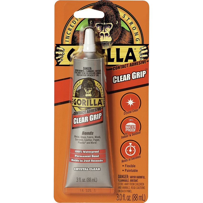 Gorilla Glue Glue Glue Gorilla Glue Glue Clear Grip Contact Adhesive (GOR8040001)