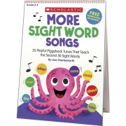 Scholastic K-2 More Sight Words Flip Chart/CD (831710)