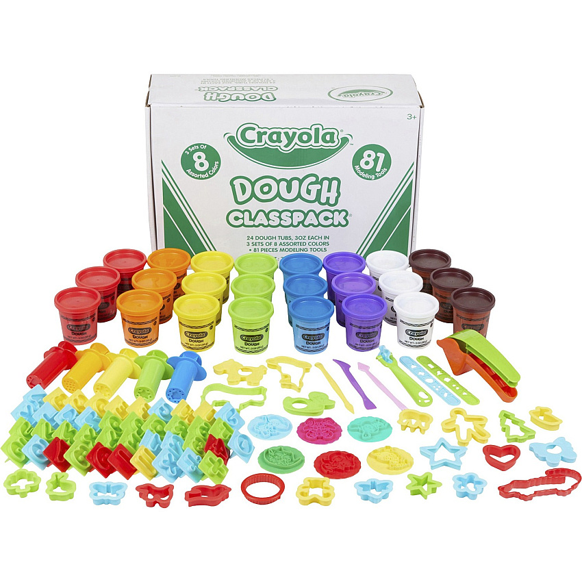 Crayola 8-Color Dough Classpack with Modeling Tools (CYO570172)