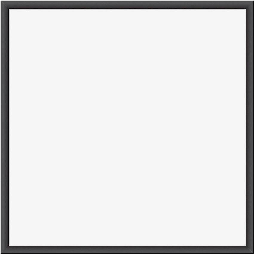 U Brands Magnetic Dry Erase Board, 35 x 35 Inches, Black Wood Frame (2892U00-01)