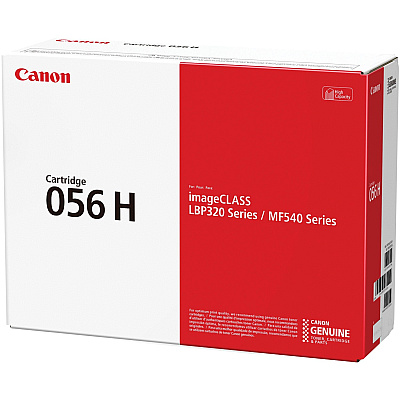 Canon 056 Original High Yield Laser Toner Cartridge - Black - 1 Each (CNMCRG056H)
