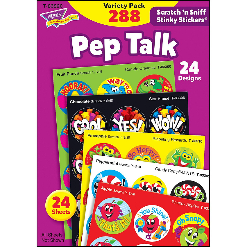 TREND Pep Talk Scratch 'n Sniff Stinky Stickers (TEP83920)