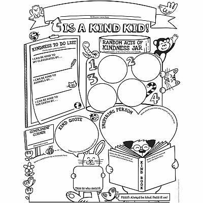 Scholastic 3-6 Class Kindness Personal Poster (SHS1338227149)