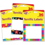 TREND Terrific Labels Colorful Assorted Name Tags (68905)