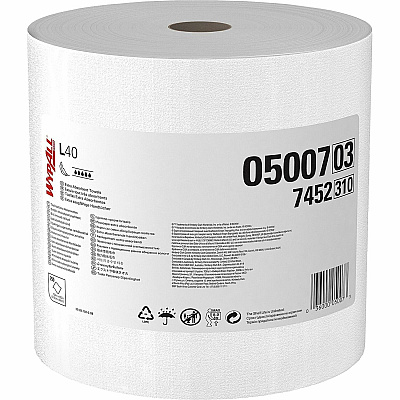 Wypall PowerClean L40 Extra Absorbent Towels (KCC05007)