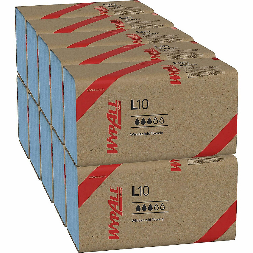 Wypall GeneralClean L10 Light Cleaning Windshield Towels (KCC05123)