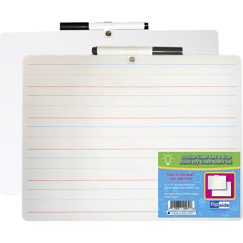 Flipside 2-sided Dry Erase Board Sets (FLP19134)