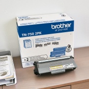 Brother TN-750 Original High Yield Laser Toner Cartridge - Twin-pack - Black - 2 / Box (TN7502PK)