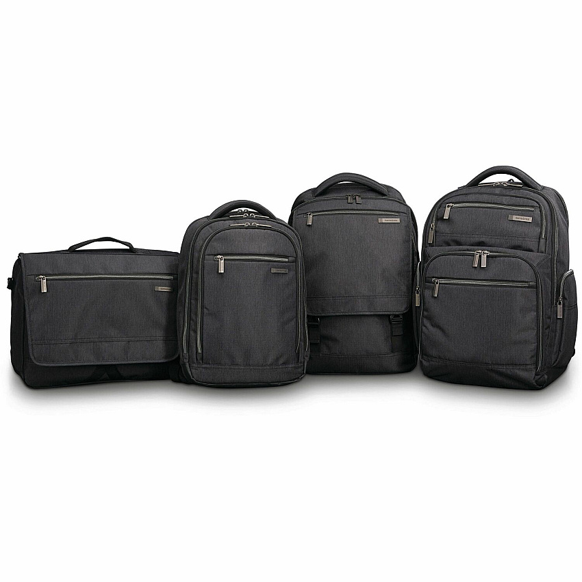 Samsonite Modern Utility Carrying Case (Backpack) for 15.6" Apple iPad Tablet, Notebook - Charcoal Heather (SML895745794)