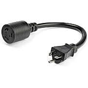 StarTech 1ft Power Extension Cord L5-20r To 5-20p (PAC520PLR1)