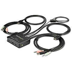StarTech 2 Port Hdmi Kvm Switch 4k 60hz W/cables (SV211HDUA4K)