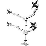 StarTech Premium Desk Mount Quad Monitor Arm 30in (ARMQUADPS)