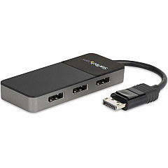 StarTech 3 Port Displayport Mst Hub - 3 X 4k - Dp 1.4 Multi Monitor Splitter - Windows - Hdr - Edid - Displayport To 3 X Displayport (MST14DP123DP)
