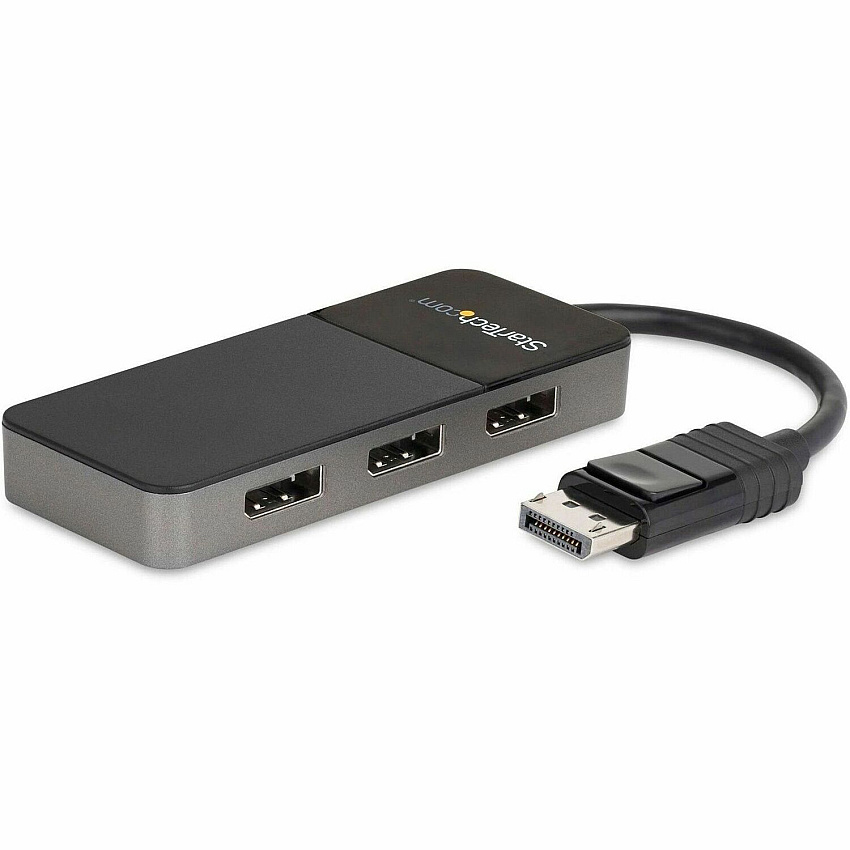 StarTech 3 Port Displayport Mst Hub - 3 X 4k - Dp 1.4 Multi Monitor Splitter - Windows - Hdr - Edid - Displayport To 3 X Displayport (MST14DP123DP)