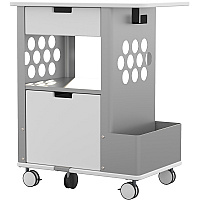 Focal Rolling Storage Cart (SAF5202WH)