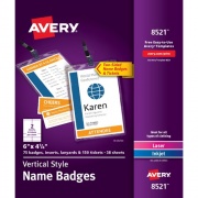 Avery Vertical Name Badges & Tickets (8521)