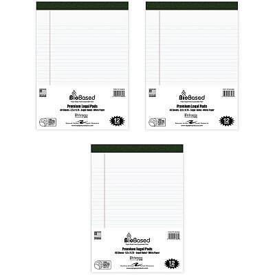 Roaring Spring USDA Certified Bio-Preferred Legal Pads (24326CS)
