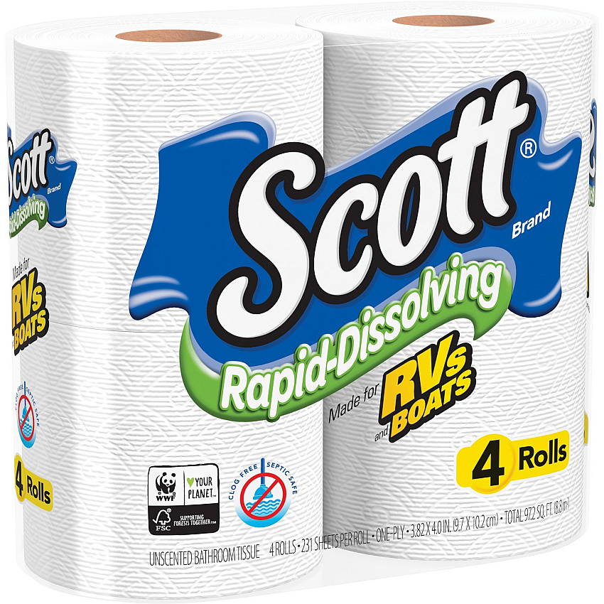 Scott Rapid-Dissolving Toilet Paper (KCC47617)