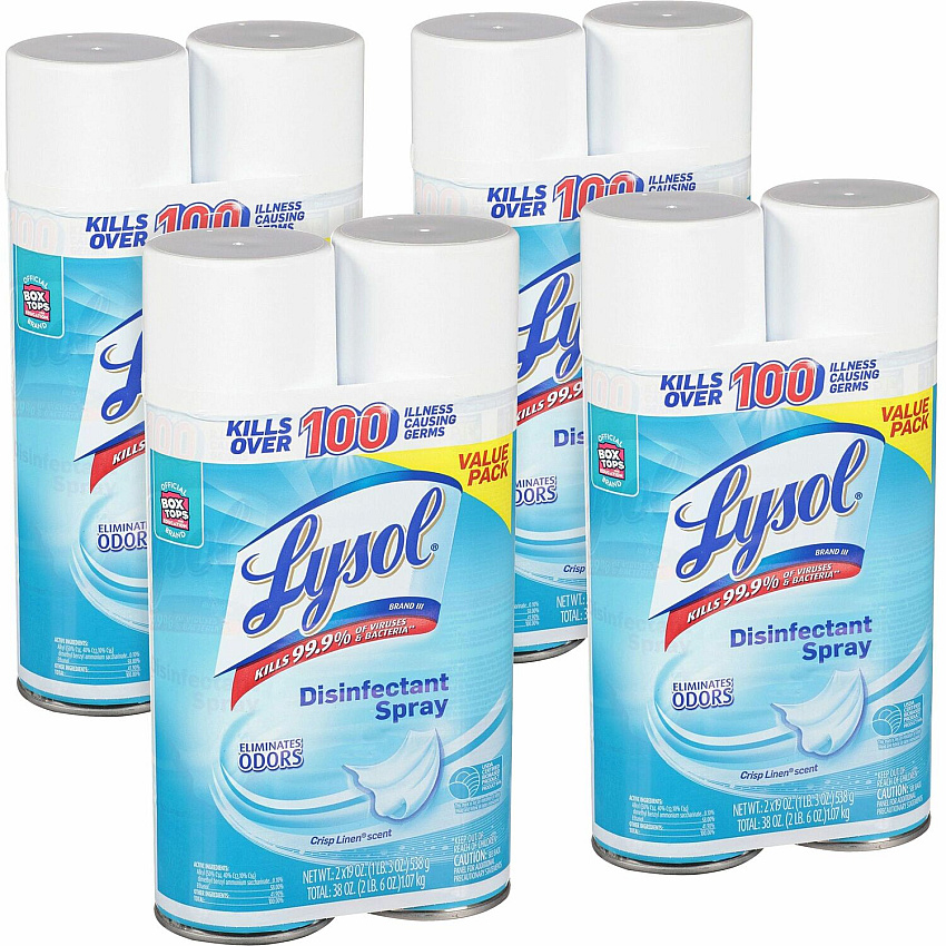 LYSOL Crisp Linen Disinfectant Spray (RAC99608CT)