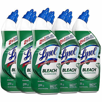 LYSOL Bleach Toilet Bowl Cleaner (RAC98014)