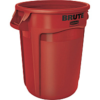 Rubbermaid Commercial Brute 32-Gallon Vented Containers (RCP263200RDCT)