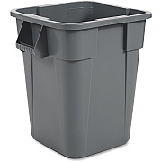 Rubbermaid Commercial Brute Square Container (RCP353600GYCT)