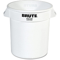 Rubbermaid Commercial Brute 10-Gallon Vented Containers (RCP261000WHCT)