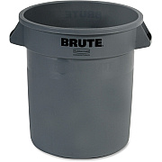 Rubbermaid Commercial Brute 10-Gallon Vented Containers (RCP261000GYCT)