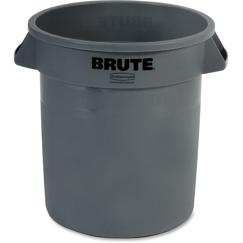 Rubbermaid Commercial Brute 10-Gallon Vented Containers (RCP261000GYCT)