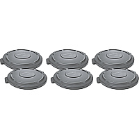 Rubbermaid Commercial Brute 20-gallon Container Lid (RCP261960GYCT)