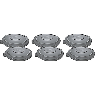 Rubbermaid Ronde Brute Container, Deksel, 37,9L, Grijs : Uw