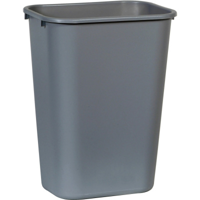 Rubbermaid Commercial 41 QT Large Deskside Wastebaskets (295700GYCT)