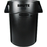 Rubbermaid Commercial Brute 44-Gallon Vented Utility Containers (RCP264360BKCT)