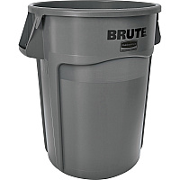 Rubbermaid Commercial Brute 44-Gallon Vented Utility Containers (RCP264360GYCT)