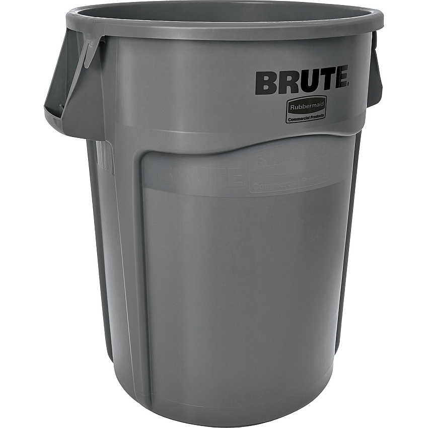 Rubbermaid Commercial Brute 44-Gallon Vented Utility Containers (RCP264360GYCT)