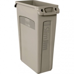 Rubbermaid Commercial Slim Jim 23-Gallon Vented Waste Containers (354060BGCT)