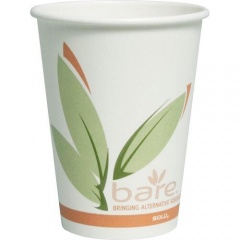 Solo Bare Paper Hot Cups (412RCNJ848CT)