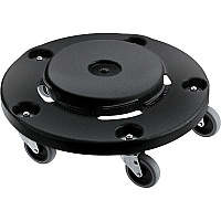 Rubbermaid Commercial Brute Easy Twist Round Dollies (RCP264000BKCT)