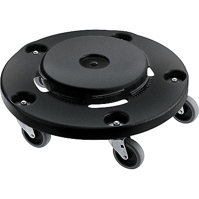 Rubbermaid Commercial Brute Easy Twist Round Dollies (RCP264000BKCT)