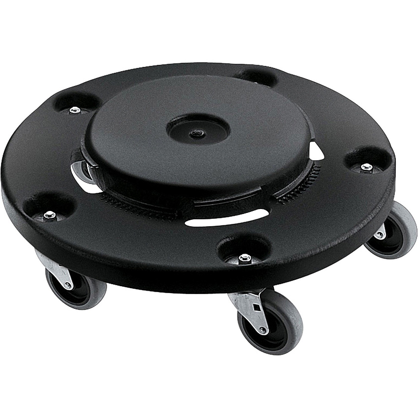Rubbermaid Commercial Brute Easy Twist Round Dollies (RCP264000BKCT)