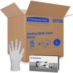 Kimberly-Clark Textured Nitrile Exam Gloves - PF - 9.5" (50708CT)