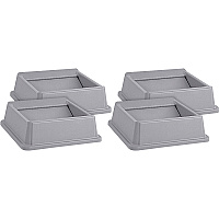 Rubbermaid Commercial Untouchable Square Swing Top (RCP266400GYCT)