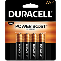 Duracell Coppertop Alkaline AA Battery 4-Packs (DURMN1500B4ZCT)