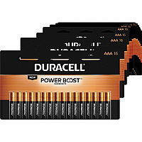 Duracell Coppertop Alkaline AAA Battery 16-Packs (DURMN2400B16ZCT)