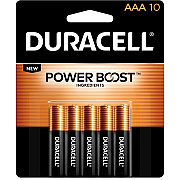 Duracell Coppertop Alkaline AAA Battery 10-Packs (DURMN2400B10ZCT)