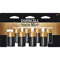 Duracell Coppertop Alkaline C Battery 8-Packs (DURMN14RT8ZCT)